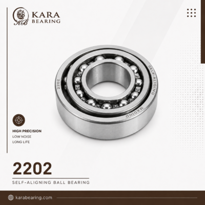 بلبرینگ خود تنظیم 2202 دو ردیفه مناسب ماشینآلات صنعتی و تجهیزات انتقال قدرت
