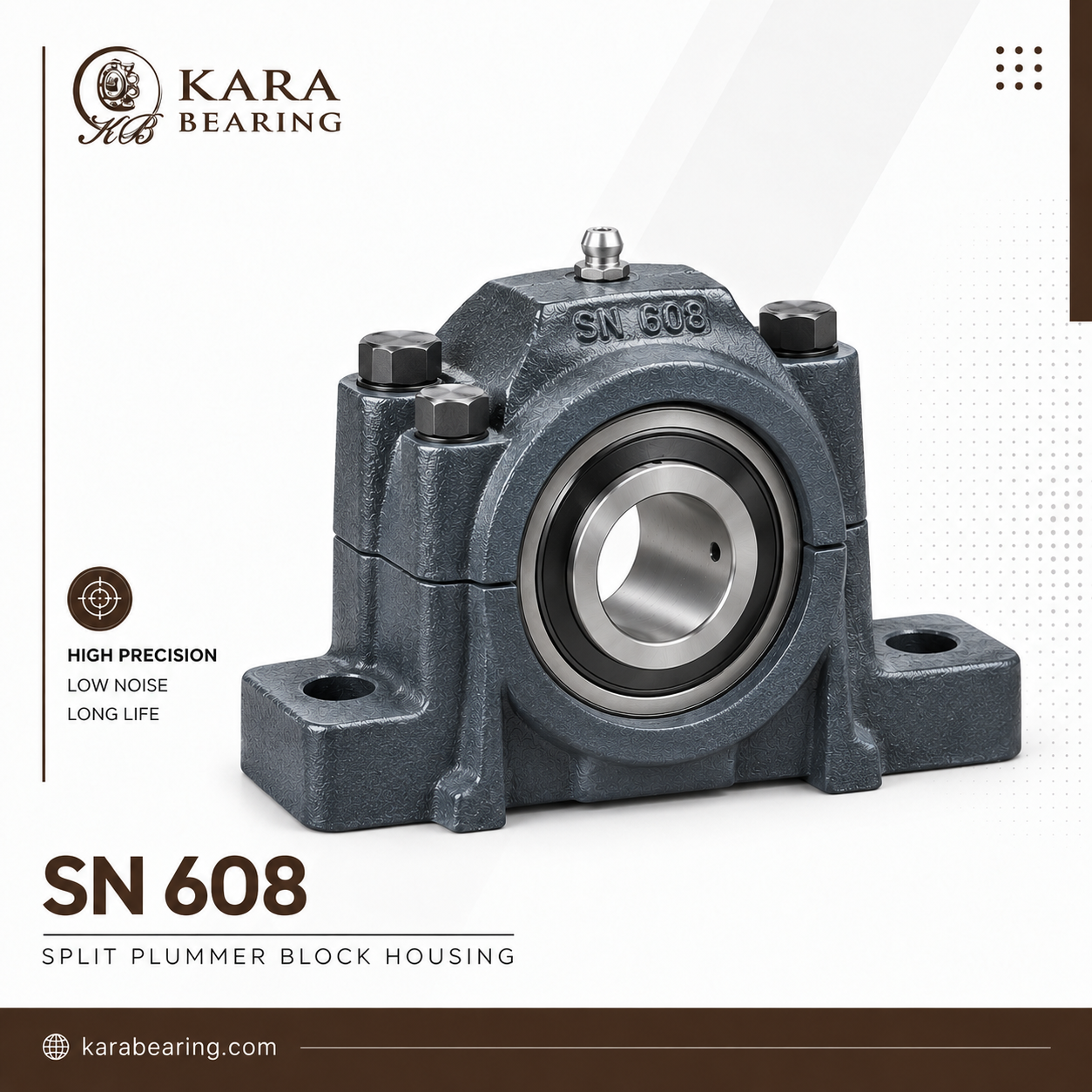 یاتاقان SN 608 1 یاتاقان SN 608 برای نگهداری بیرینگ و پشتیبانی از شفت در تجهیزات صنعتی