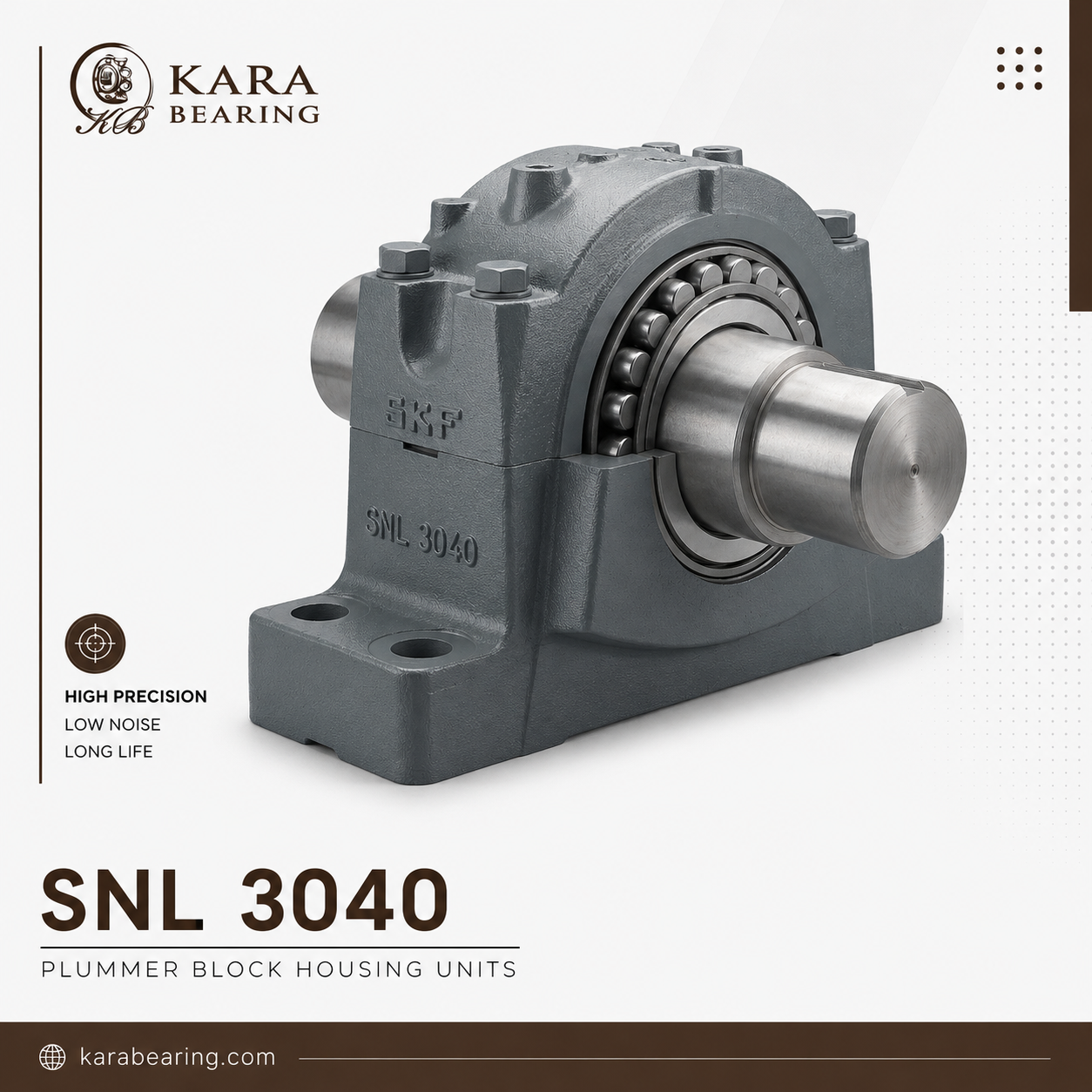 یاتاقان SNL 3040 1 کاربردهای متنوع هوزینگ یاتاقان SNL 3040 در صنایع