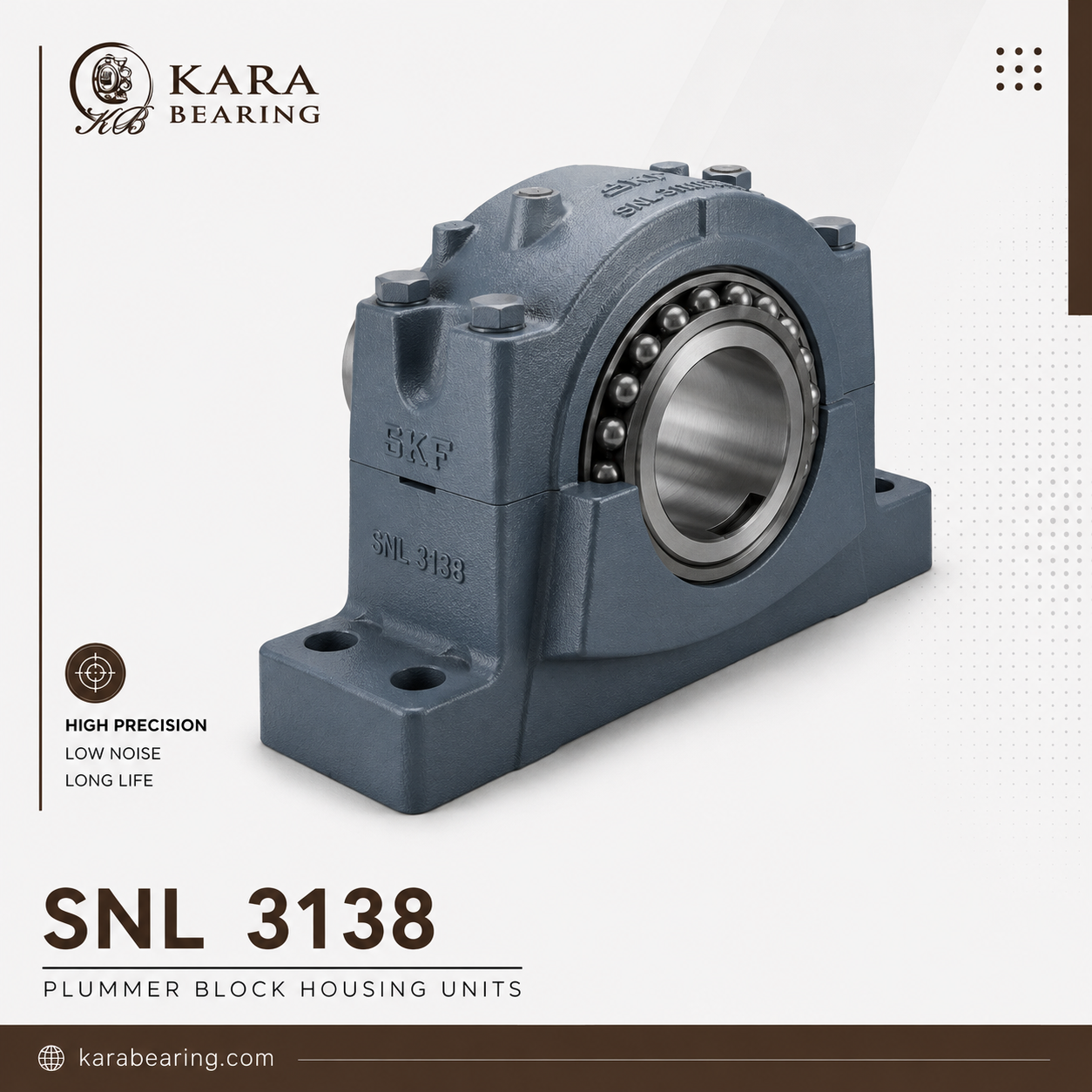 یاتاقان SNL 3138 1 ساختار و طراحی هوشمند هوزینگ یاتاقان SNL 3138