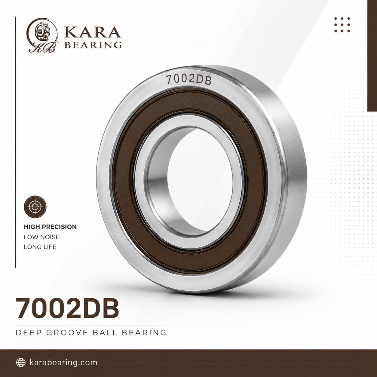 بلبرینگ تماس زاویه ای 7002DB 1 بلبرینگ تماس زاویه ای 7002DB با آرایش Back-to-Back مناسب ماشینآلات صنعتی