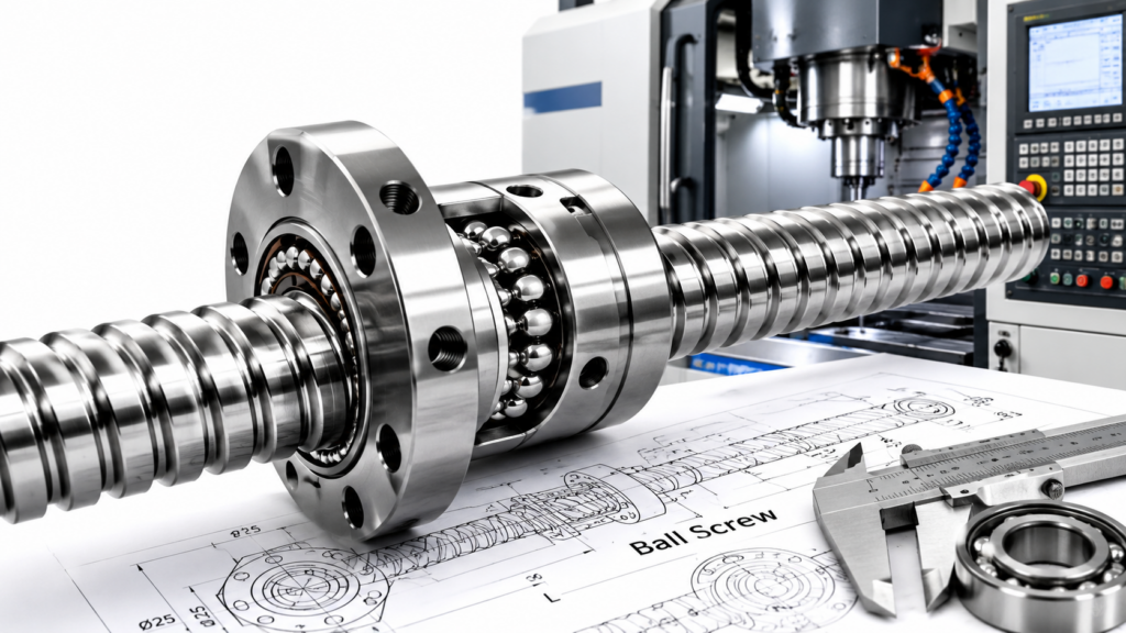 انتخاب بال اسکرو برای دستگاههای CNC؛ چطور دقت و طول عمر دستگاه را تضمین کنیم؟ 1 بال اسکرو برای دستگاههای CNC