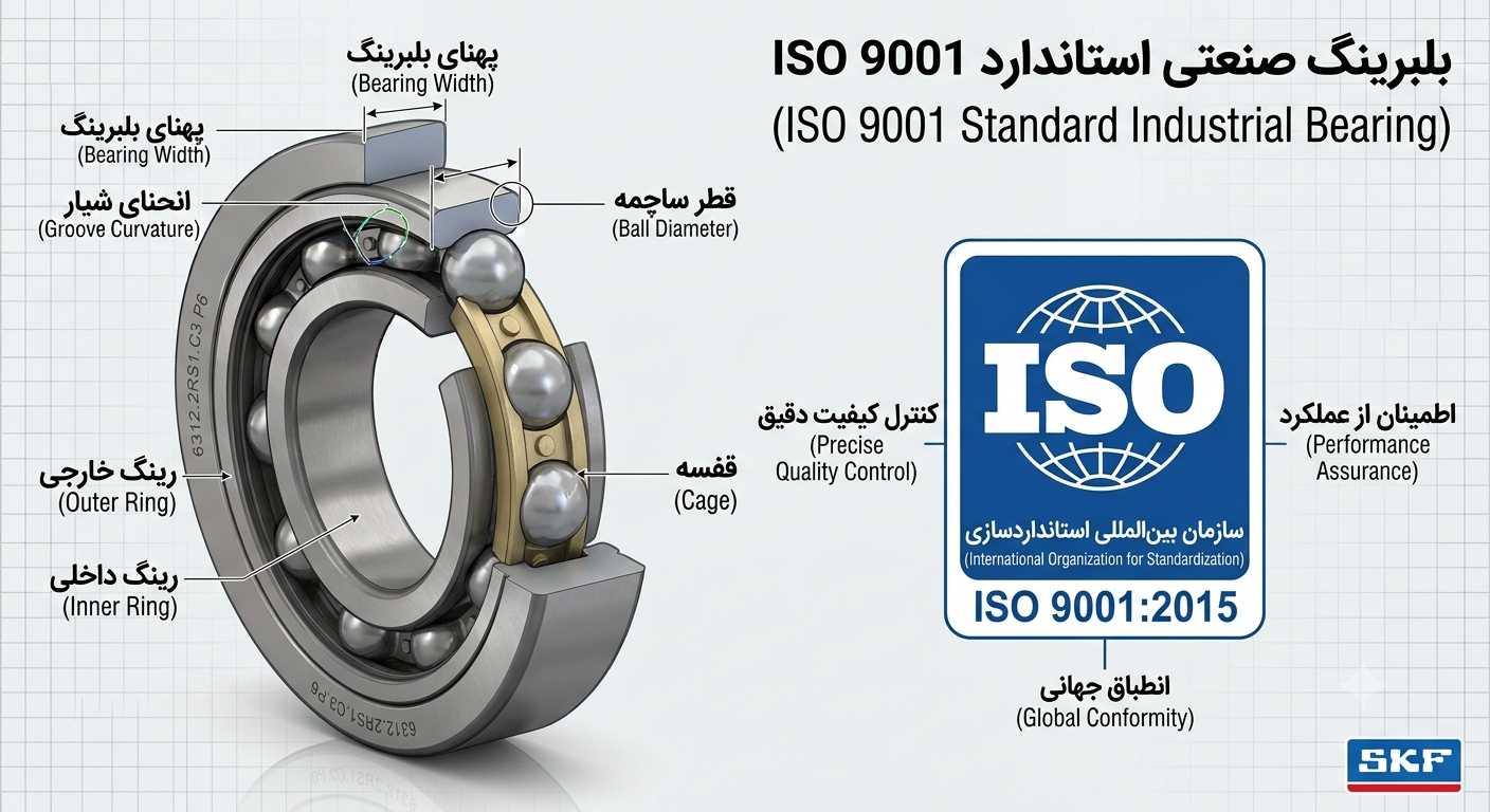استاندارد بلبرینگ چیست؟ 1 استاندارد ISO در صنعت بلبرینگ