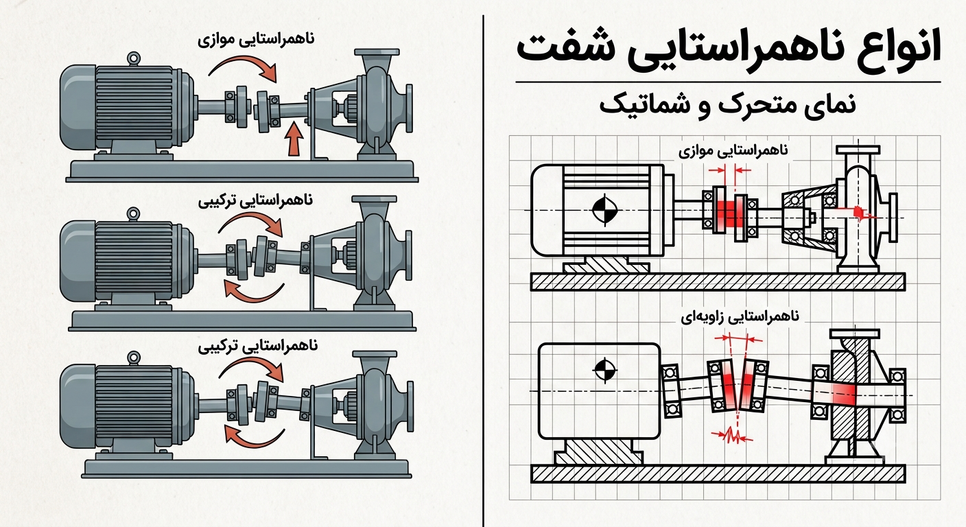 بلبرینگ خودتنظیم چیست؟ 2 عملکرد بلبرینگ خودتنظیم در جبران ناهمراستایی شفت