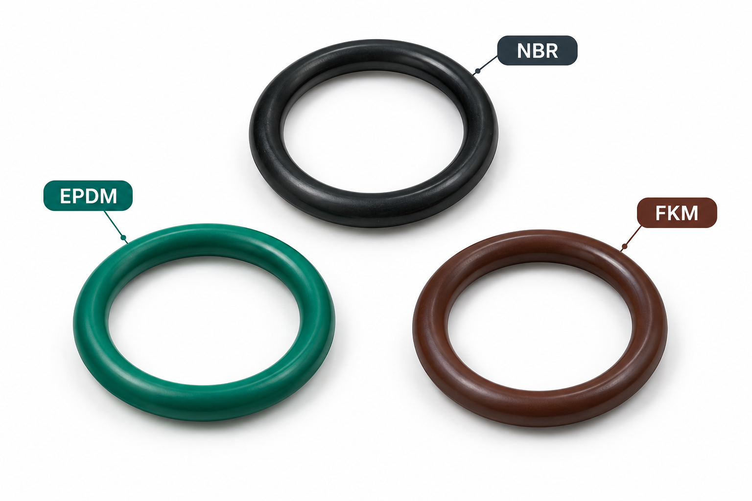 علت بادکردن اورینگ چیست؟ 2 مقایسه جنسهای NBR، EPDM و FKM برای اورینگ